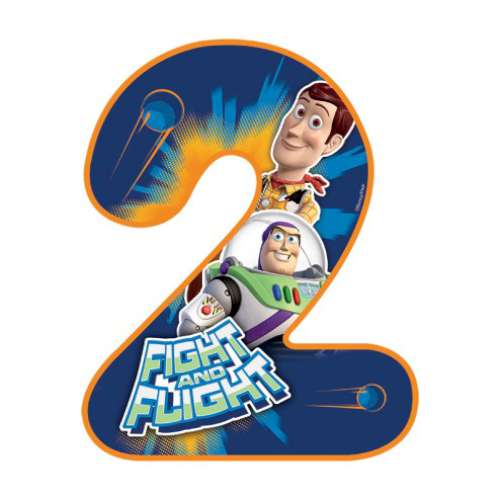 Toy Story Number 2 Edible Icing Image - Click Image to Close